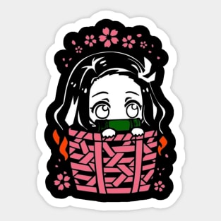 Nezuko demon slayer Sticker